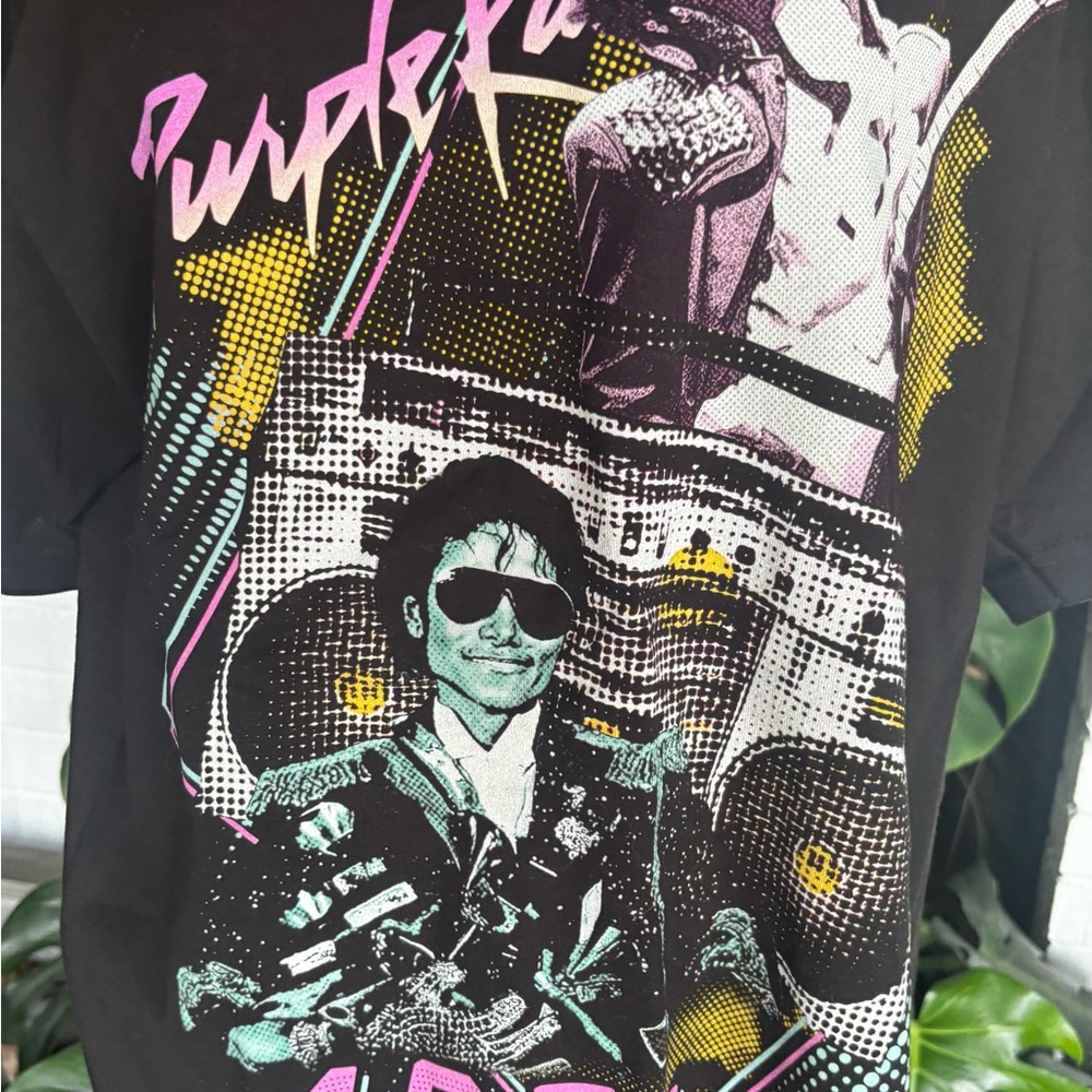 Retro Black Graphic Tee